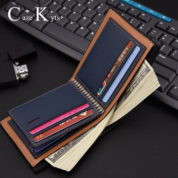 Business casual wallet - large capacity with sections - Image 5