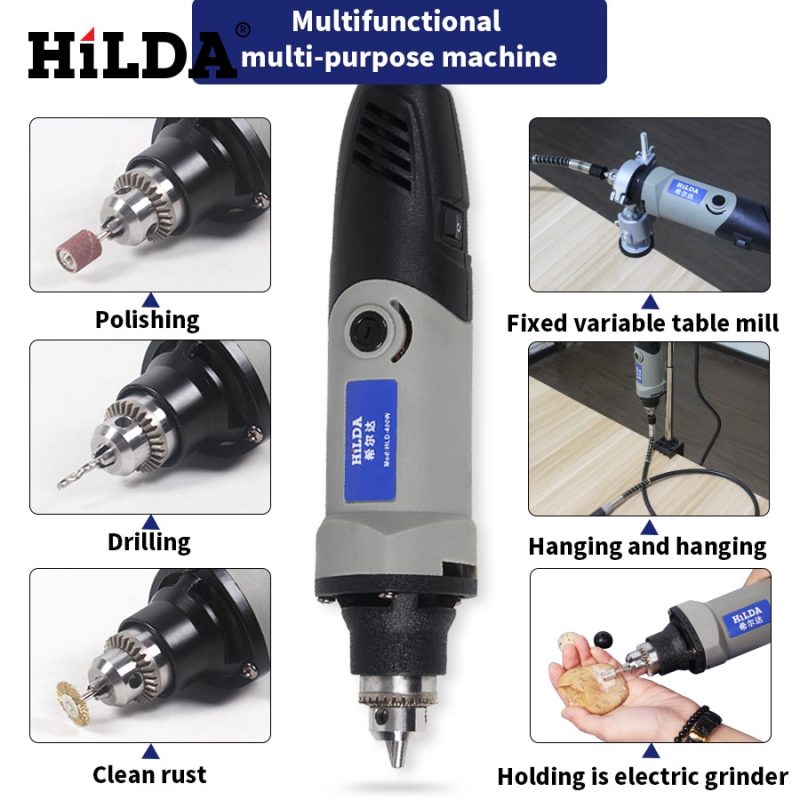 HILDA Electric Drill Dremel Grinder Engraver Pen Grinder Mini Drill ...