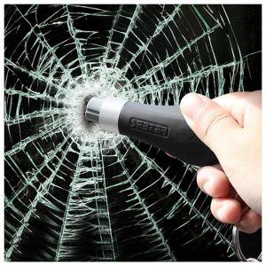 Car Escape Tool Mini Emergency Safety Hammer Keychain Belt Window Breaker Cutter