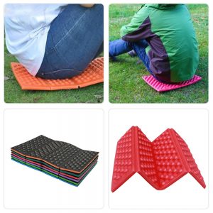 Portable Outdoor Foldable Cushion Outdoor Seat Mat for Camping Park Picnic Hiking Playground With 2 Carry bag Waterproof Moisture-Proof Pad osmanthus 2PCS Thermally Insulated Folding Sit Mat