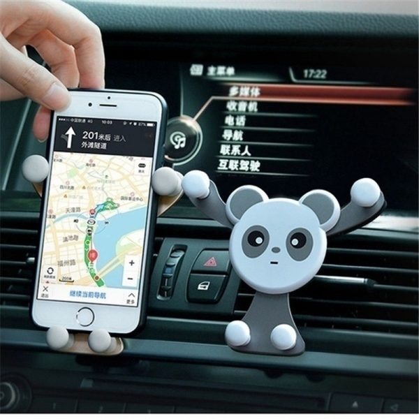 Car Phone Holder Gravity Air Vent Mount Cell Smartphone Holder For iPhone XR Samsung Huawei In Car Mobile Phone Holder Stand GPS