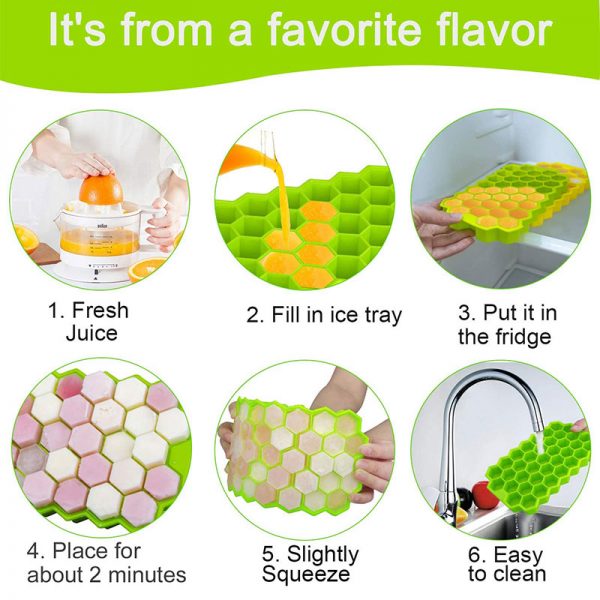 Ice Cube Trays - Silicone Honeycomb - Image 6