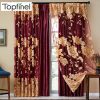 Top Finel Modern Luxury Embroidered Sheer Curtains for Living Room Bedroom Kitchen Door Tulle Curtains Drapes Window Treatments