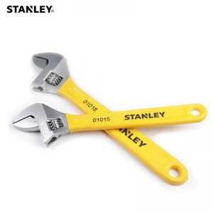 Stanley american brand nut adjustable wrench universal mini small big spanner wrench adjustable head jaw repair tool wrench car