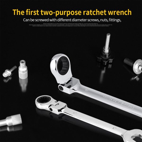 Car Repair Ratchet Wrench Set,Key Wrench,Spanners Hand Tool,Universal Key Spanner,Car Repair Tool,Car Key Set. - Image 3