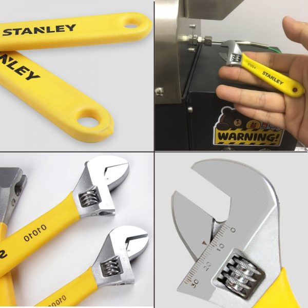 Stanley american brand nut adjustable wrench universal mini small big spanner wrench adjustable head jaw repair tool wrench car - Image 2
