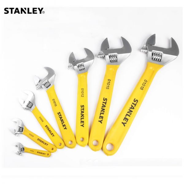 Stanley american brand nut adjustable wrench universal mini small big spanner wrench adjustable head jaw repair tool wrench car - Image 4