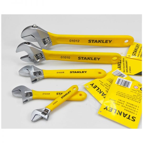 Stanley american brand nut adjustable wrench universal mini small big spanner wrench adjustable head jaw repair tool wrench car - Image 5