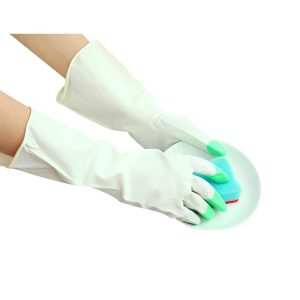 Kitchen Housewares Plastic Waterproof Rubber Gloves Household Housewares Dishwashing Paper Leather Gloves Thin Thick and Durable
