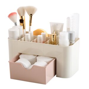 Plastic Makeup Organizer Box Cosmetics Storage Container Lipstick Holder Jewelry Drawer Organizer Sundries Case Makeup Box