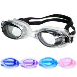 Outdoor Water Sports Swimming Glasses Goggles Underwater Diving Eyeglasses Eyewear Swimwear For Men Women Children w/ Clear Case
