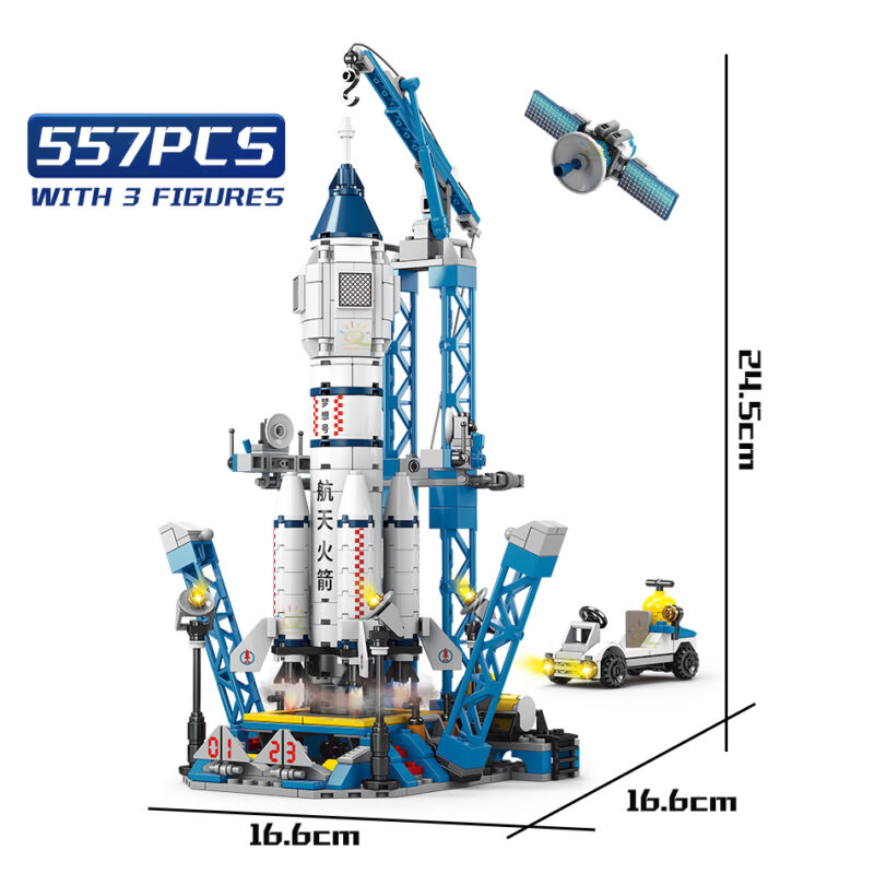 Space Aviation Manned Rocket Building Blocks SUNDOA 🗲 Home&Outdoor