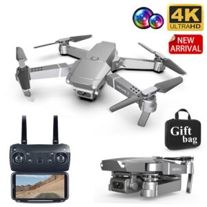 2020 New E68 WIFI FPV Mini Drone With Wide Angle HD 4K 1080P Camera Hight Hold Mode RC Foldable Quadcopter Dron Gift