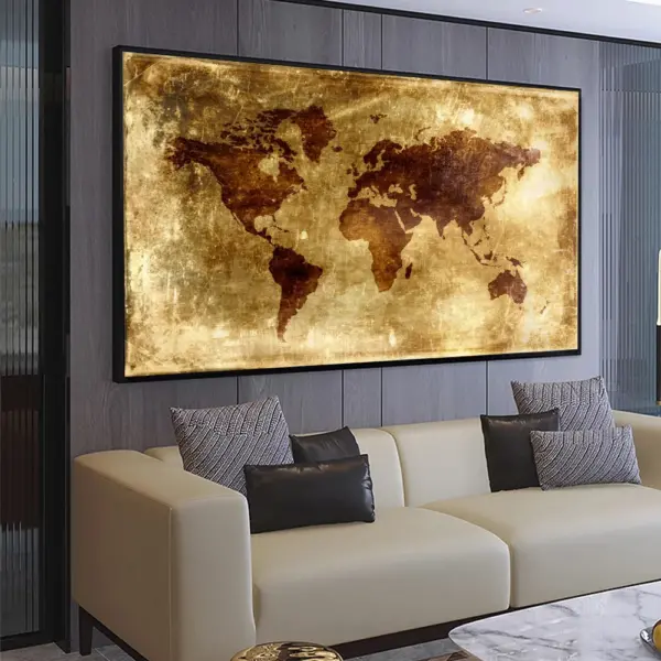 Painting Landscape Picture Map - Big map on wall - Image 4