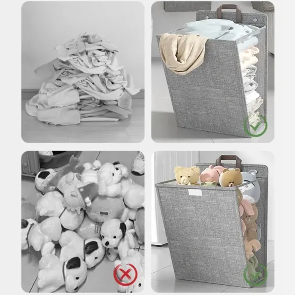 Foldable laundry basket- wall mount option - Image 6