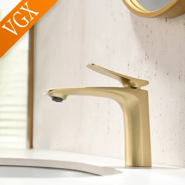 Luxury Bathroom Faucet Gold