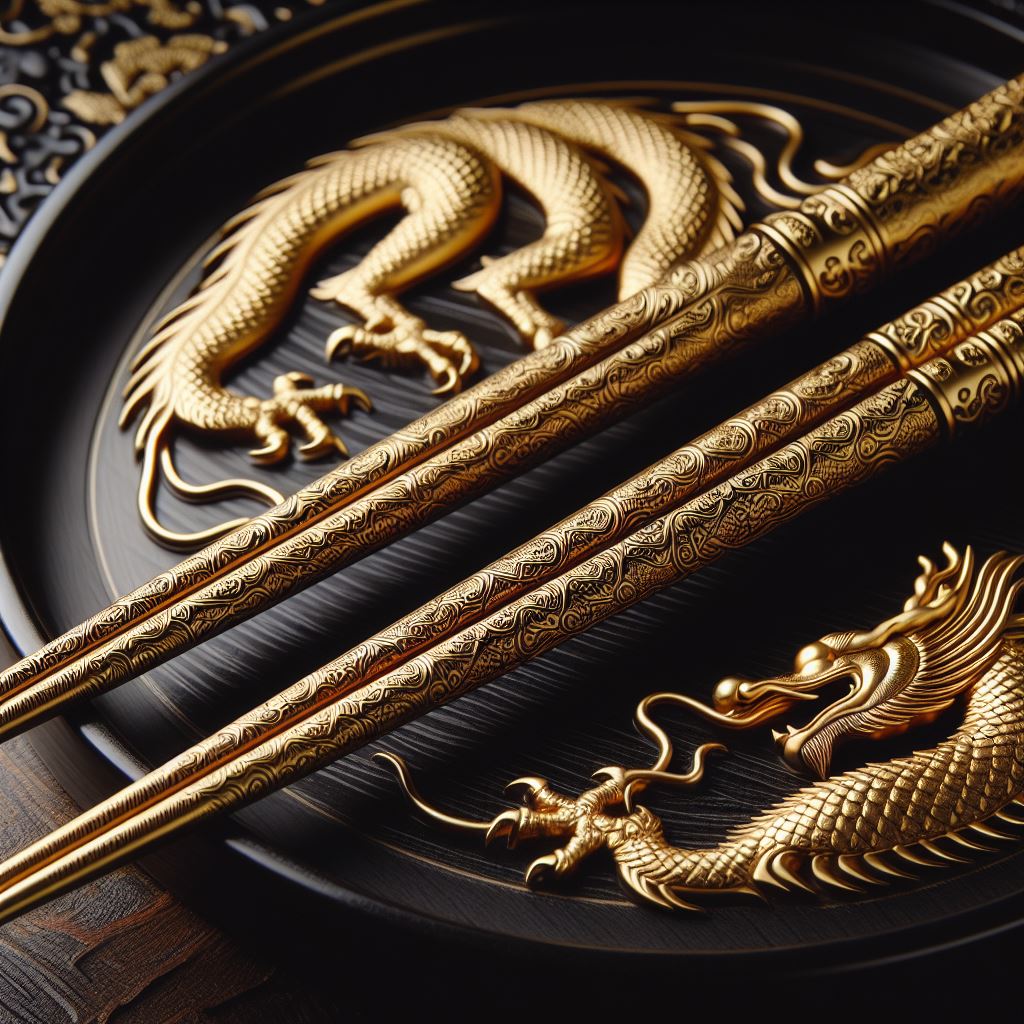 The Elegant charm of the Golden Chopsticks in 2024