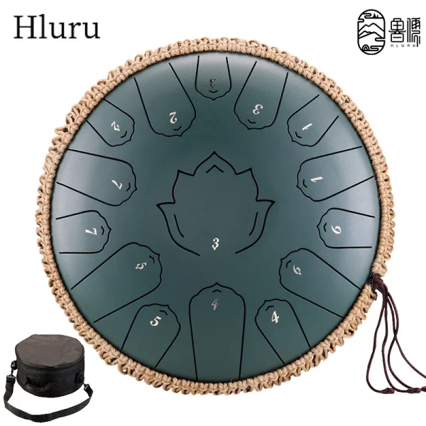Hluru Music Drum 14 Inch/35CM - 15 Notes Percussion Musical Instruments
