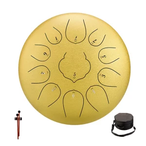 10 Inch / 25.4CM Steel Tongue Drum 11 Notes
