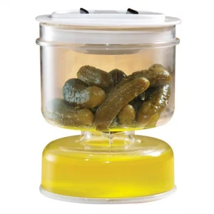 Hourglass Tank Container - Separator Jar. Pickle Olives Cucumber