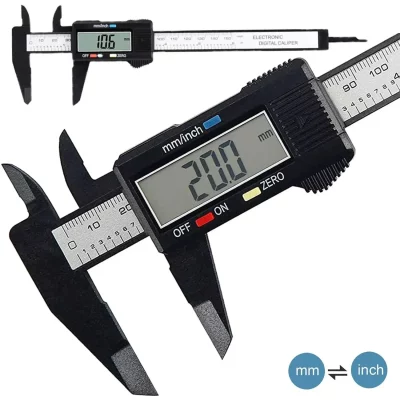 Electronic Digital Caliper Carbon Fiber - Micrometer Ruler