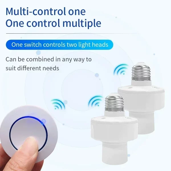 Smart Wireless Remote Control Switch LED Bulb - Image 5