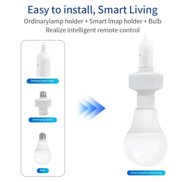 Smart Wireless Remote Control Switch LED Bulb - Image 4
