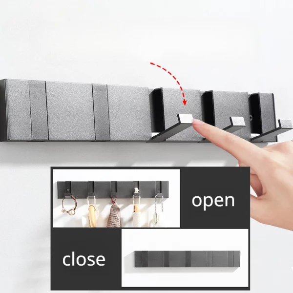 Hidden Foldable Wall Hooks - Image 2