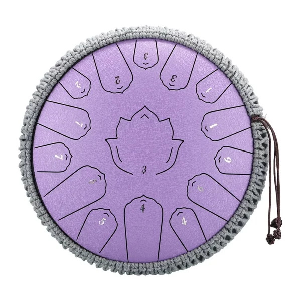 Hluru Music Drum 14 Inch/35CM - 15 Notes Percussion Musical Instruments - Image 5