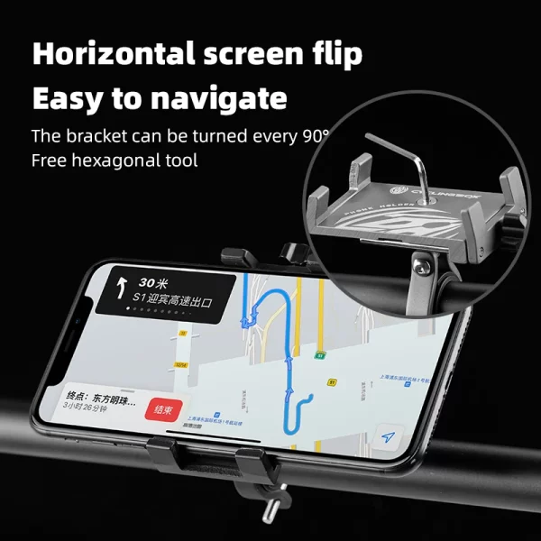 Aluminum Bicycle Phone Holder - Image 6