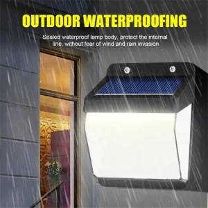 Outdoor Solar LED Wall Lamp With Light Sensor