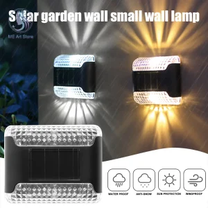 Waterproof Solar Up-Down LED Wall Light