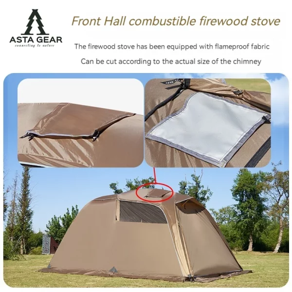 Foldable Lightweight Family Camping Tent - Image 6