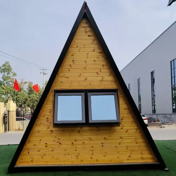 HOT! Steel structure triangular prefab container house customizable tiny home - Image 2
