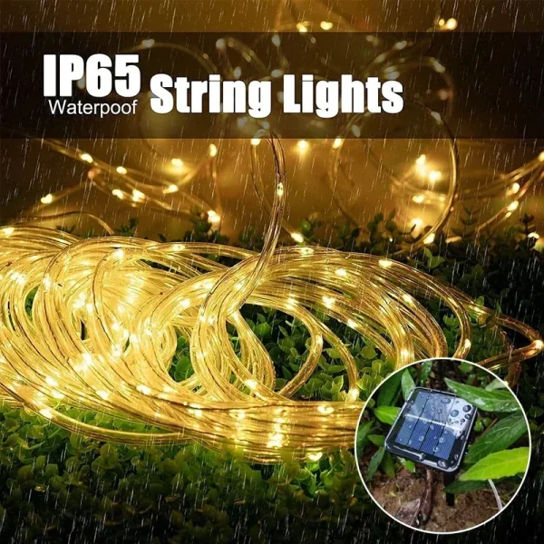 Waterproof Solar LED Rope Lights Outdoor - Image 4