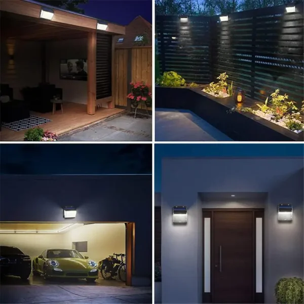Outdoor Solar LED Wall Lamp With Light Sensor - Image 4