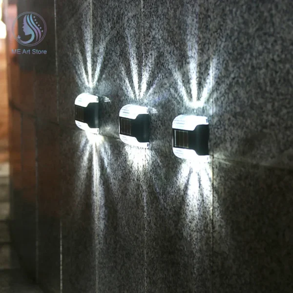 Waterproof Solar Up-Down LED Wall Light - Image 3