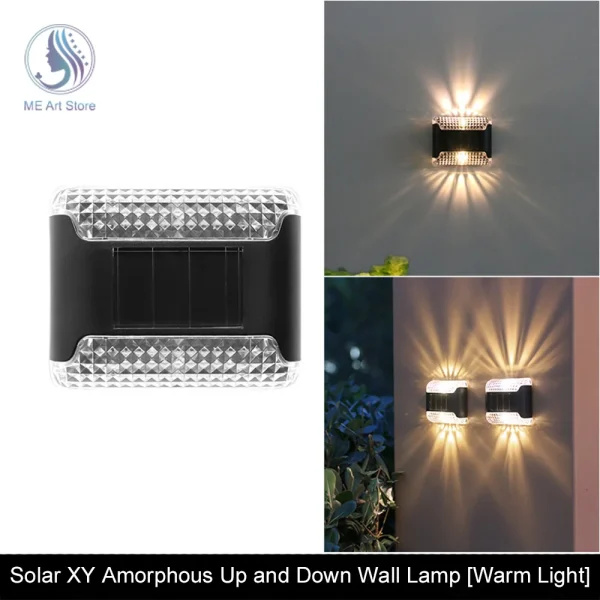 Waterproof Solar Up-Down LED Wall Light - Image 5