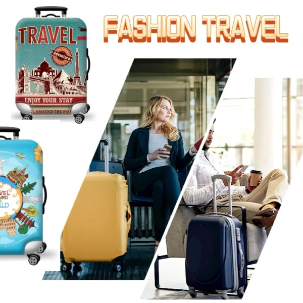 Elastic Luggage Cover 18-32" - Protective & Zipper Suit - Image 3