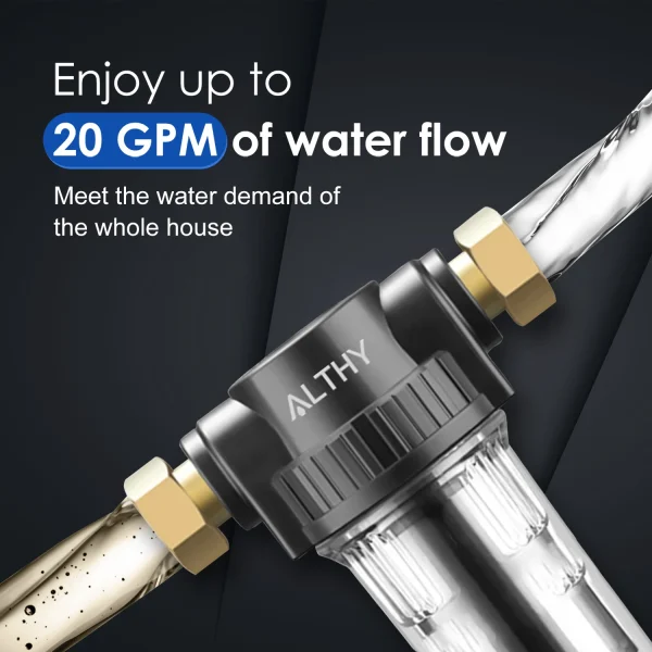 Whole House Spin-Down Sediment Pre-Filter, Backwash : Mesh Water Purifier - Image 5