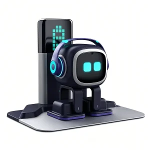 Emo AI Robot with Voice Recognition – Smart Desktop Pet for Kids