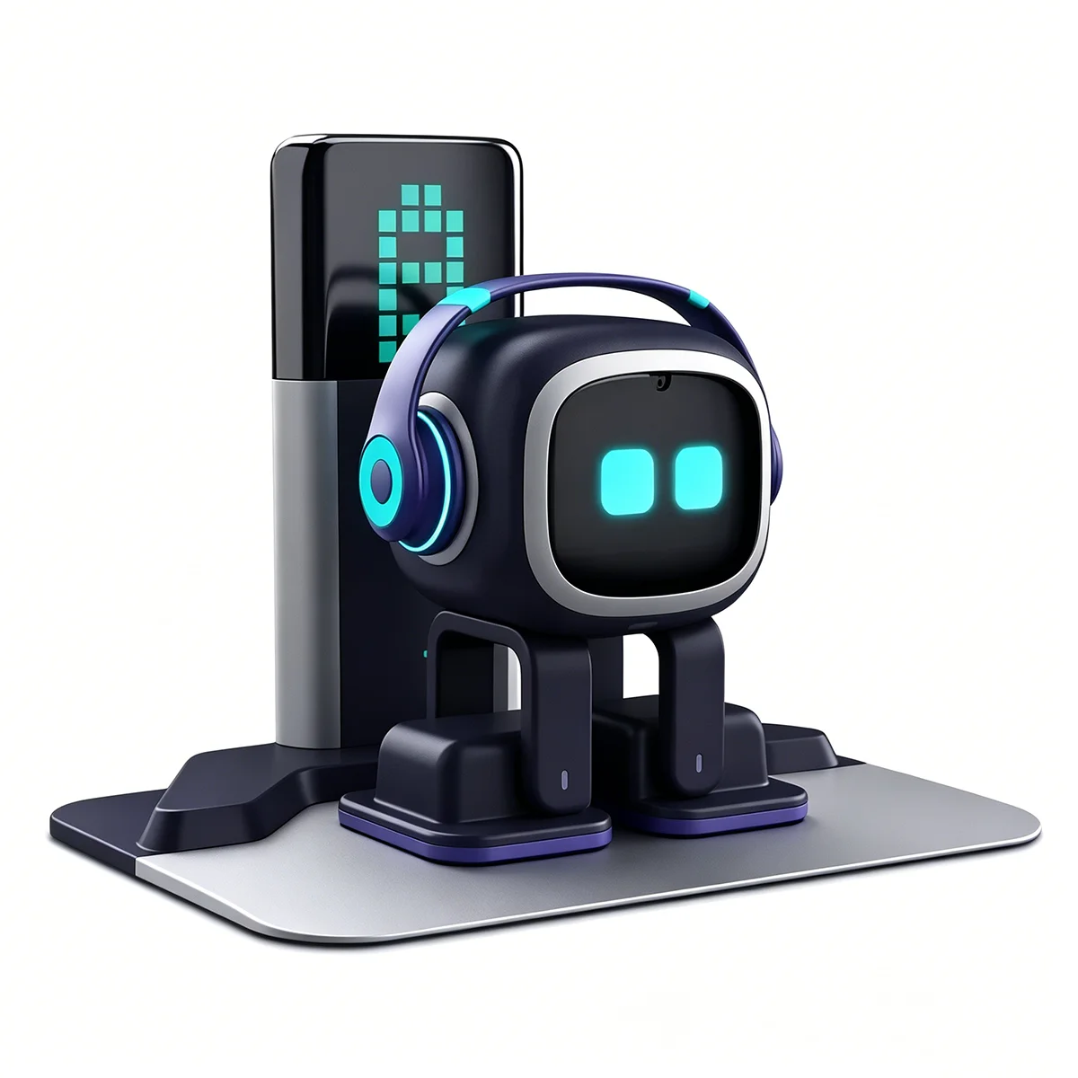Emo AI Robot with Voice Recognition – Smart Desktop Pet for Kids