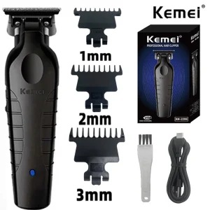 Kemei KM-2299 Professional Hair Clipper USB Rechargeable 1200mAh