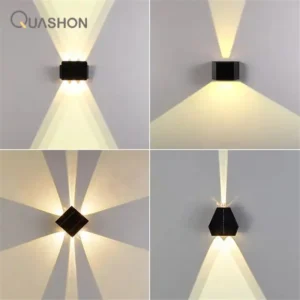 Outdoor Solar LED Wall Light – IP54 Waterproof Up & Down Garden Lamp