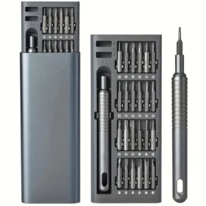 25-in-1 Mini Precision Screwdriver Set with Magnetic Bits & Storage Box