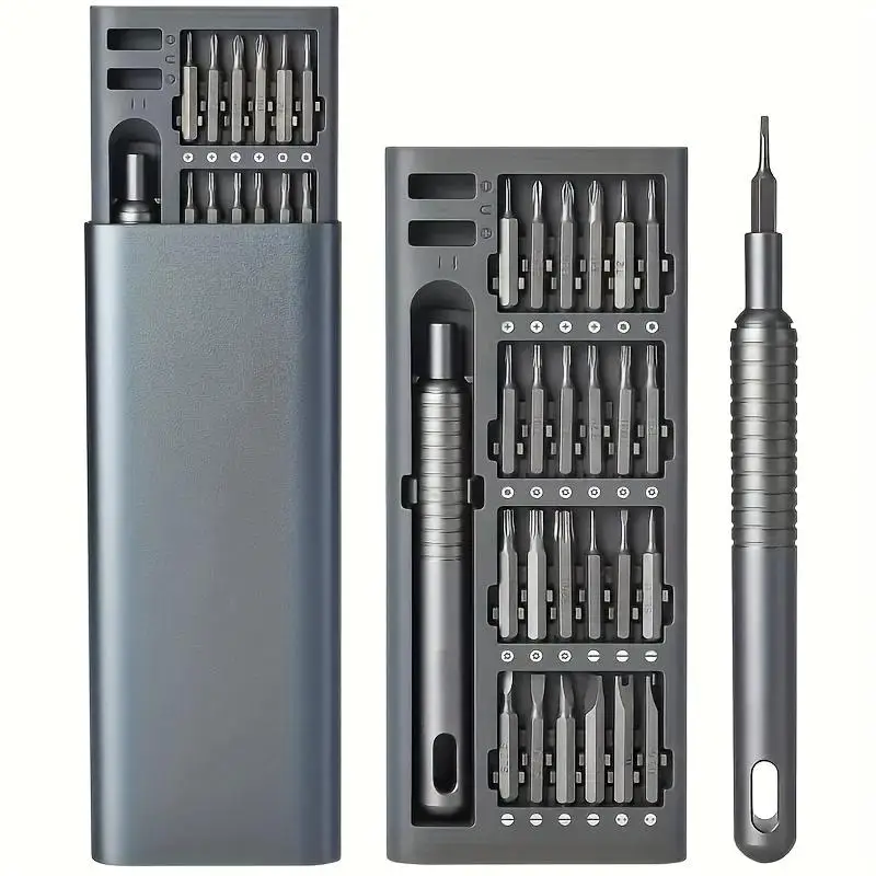 25-in-1 Mini Precision Screwdriver Set with Magnetic Bits & Storage Box
