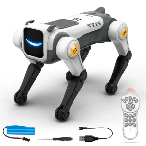 RC Smart Robot Dog with Voice Command, Dancing & Stunt Moves