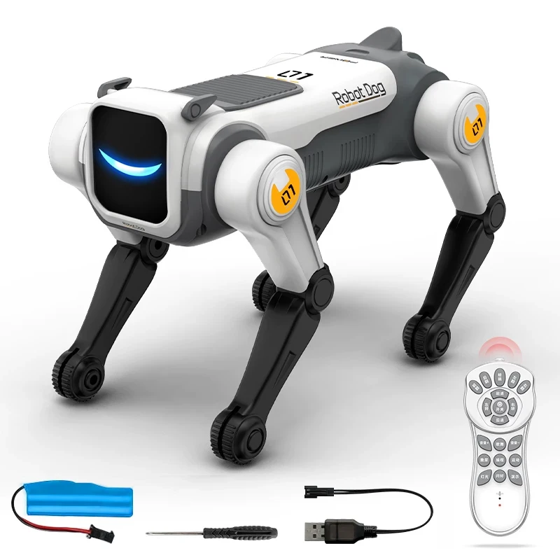 RC Smart Robot Dog with Voice Command, Dancing & Stunt Moves