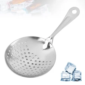 Stainless Steel Julep Bar Strainer with Sprung Design