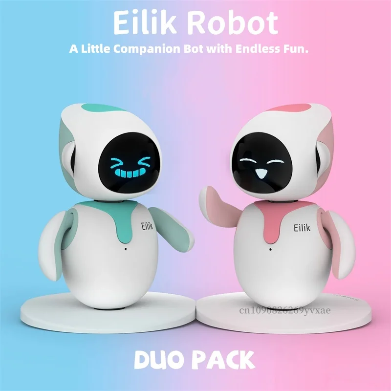 Eilik Smart Robot Duo Pack – AI Desktop Companion Robots, Set of 2